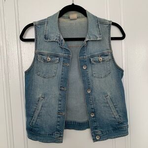 Zara soft denim vest